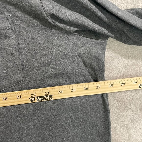 NWOT Land's End Men's XXL Long-Sleeve Polo Shirt Traditional Fit Dark Gray - Picture 4 of 8